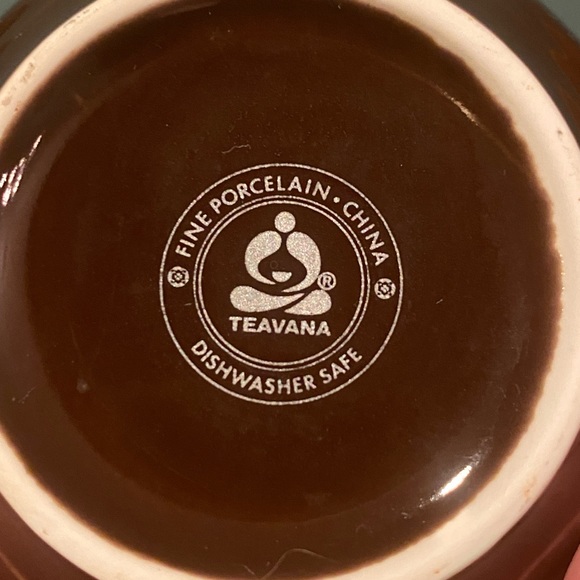 Pair of Teavana Brown Loose Leaf Teacup Mug Steepers With lids - Picture 5 of 5